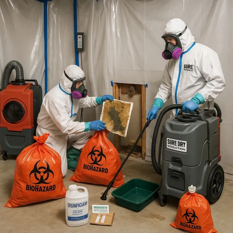 Contaminated Water Handling Protocols process in Lexington Hills, CA